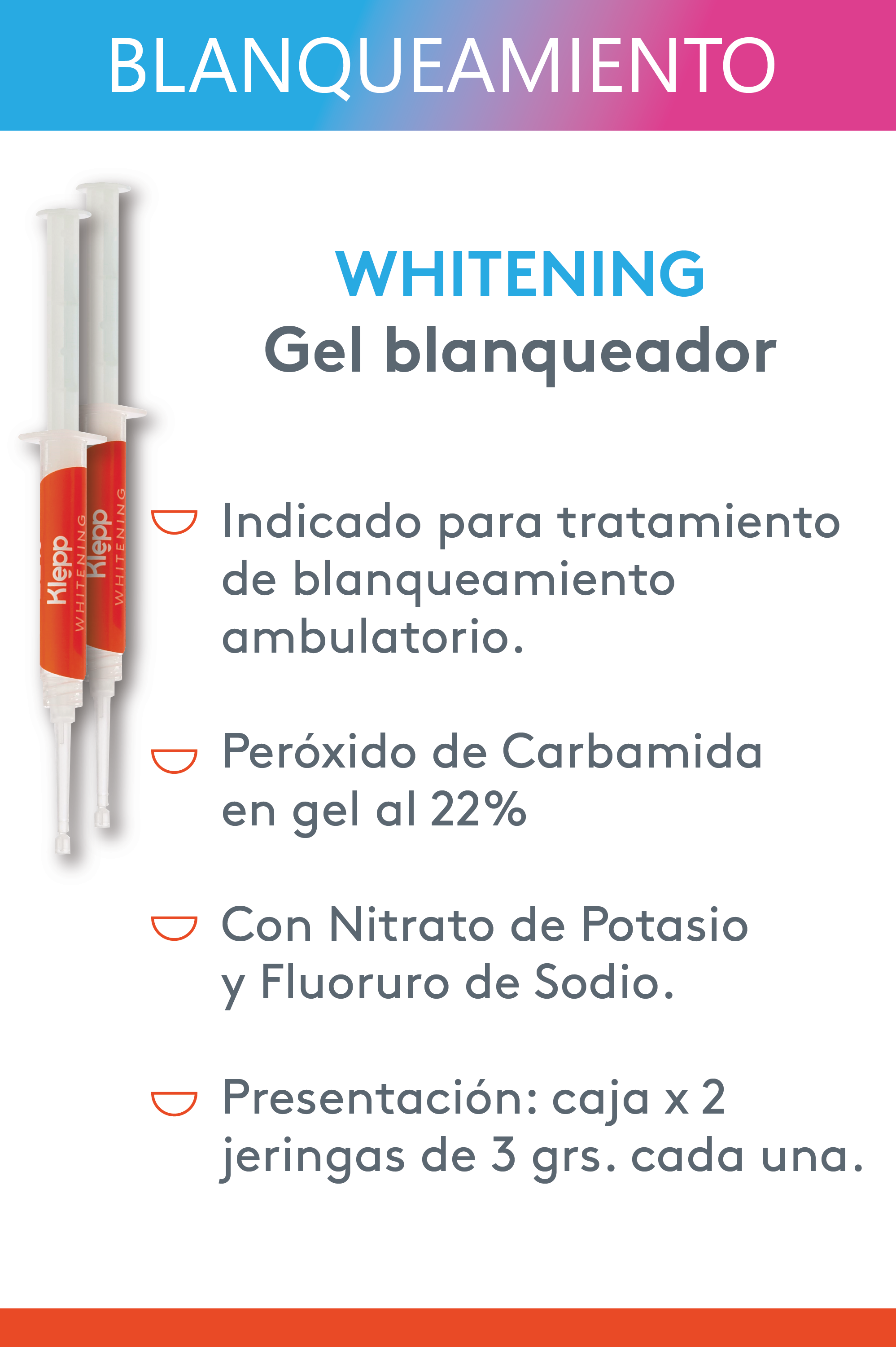 Gel Blanqueamiento 22% - Detalles